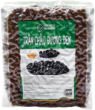 Bao bì thật Trân châu đường đen FIBI
